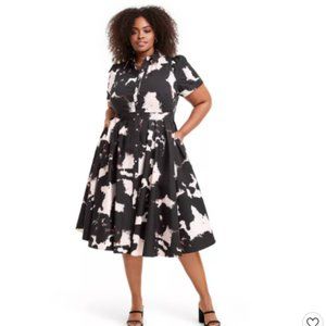 NWT Alexis for Target short sleeve shirtdress 1X